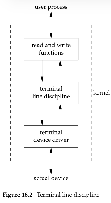 Terminal line discipline